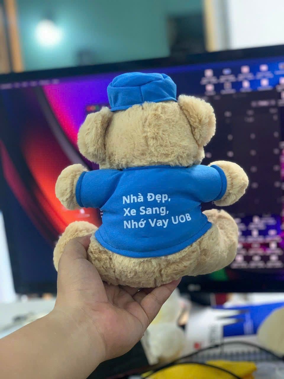 CỬA HÀNG GẤU BÔNG SẢN XUẤT GẤU BÔNG THEO YÊU CẦU CỦA NGÂN HÀNG UOB