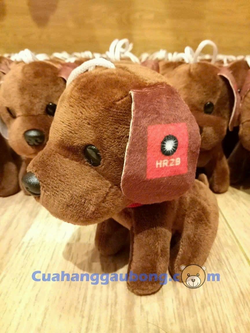 CHÓ BÔNG MÓC KHÓA THEO YÊU CẦU CHO DOANH NGHIỆP HR2B