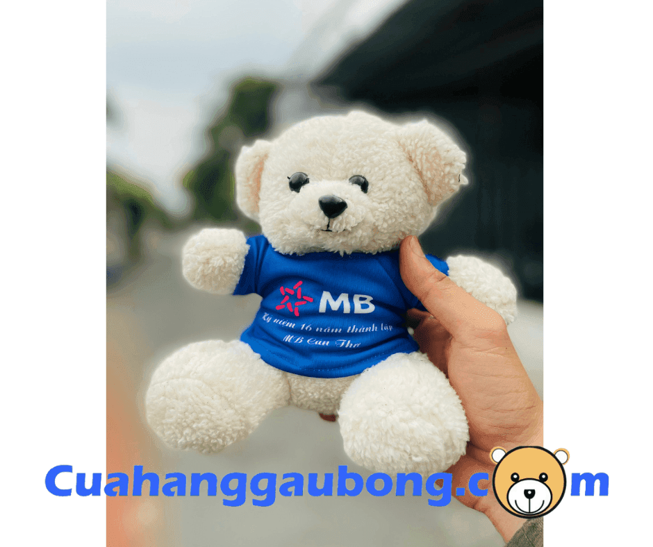 GẤU BÔNG IN LOGO THEO YÊU CẦU MB BANK